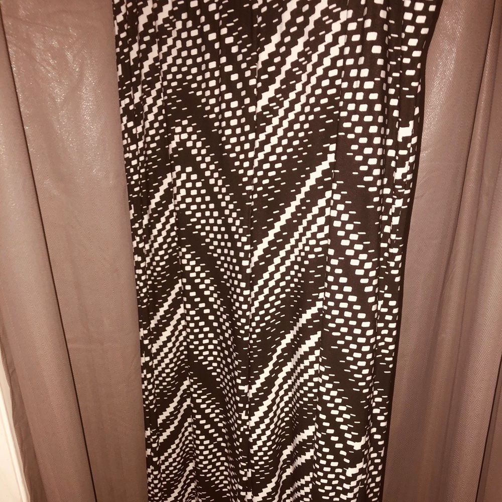 Chico’s black and white pattern pants